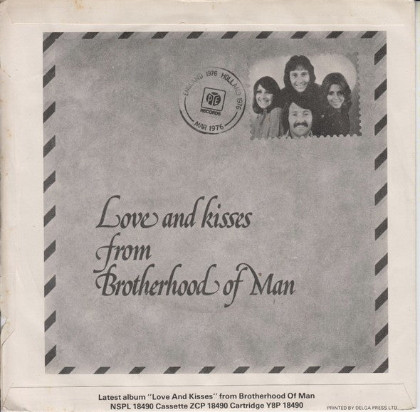 Brotherhood Of Man - My Sweet Rosalie 29870 Vinyl Singles Vinyl Very Good (VG) <br> Hoes Good Plus (G+)