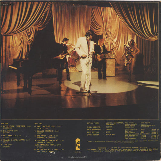 Bryan Ferry - Let's Stick Together (LP) Vinyl LP Vinyl Goed / Hoesje Goed "VINYLSINGLES.NL"