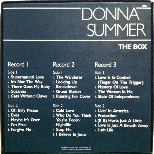 Donna Summer - The Box (LP) Vinyl LP Box Vinyl Goed / Hoes Zie Foto
