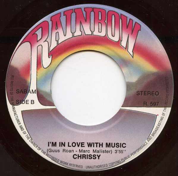 Chrissy - Amnesty Vinyl Singles Vinyl Very Good (VG) <br> Hoes Good Plus (G+)