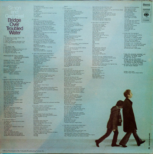 Simon & Garfunkel - Bridge Over Troubled Water (LP) 51281 Vinyl LP Vinyl Zeer Goed / Hoesje Goed "VINYLSINGLES.NL"