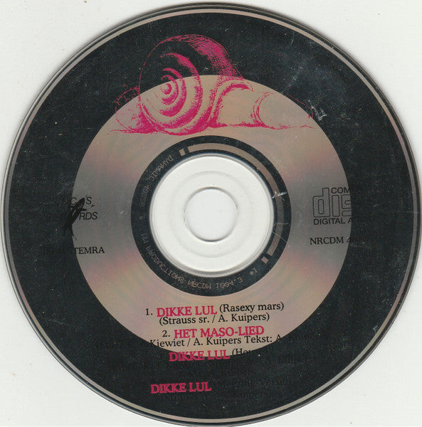 Dikke Lul Band - Dikke Lul (CD) Compact Disc Single Goede Staat