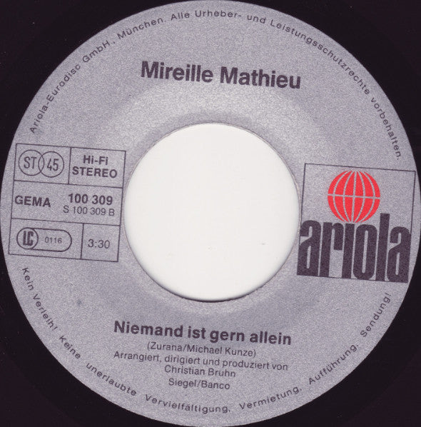 Mireille Mathieu - Wenn Die Liebe Nicht Wär