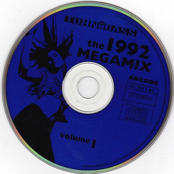 Various - Turn Up The Bass - The Megamix Volume * (CD) Compact Disc Goede Staat