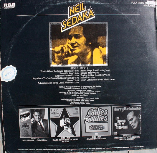 Neil Sedaka - Neil Sedaka (LP)
