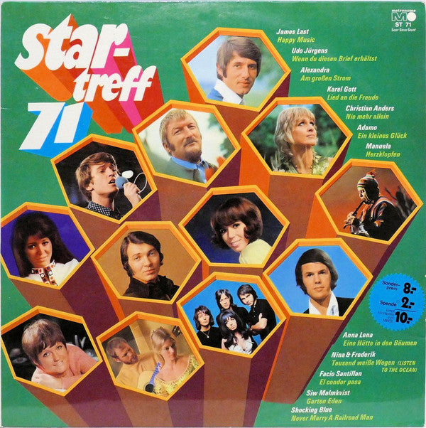 Various - Star-Treff ** (LP) Vinyl LP Vinyl Very Good (VG) <br> Hoes Good Plus (G+)