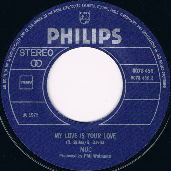 Mud - L' L' Lucy Vinyl Singles Vinyl Very Good (VG) <br> Hoes Generic