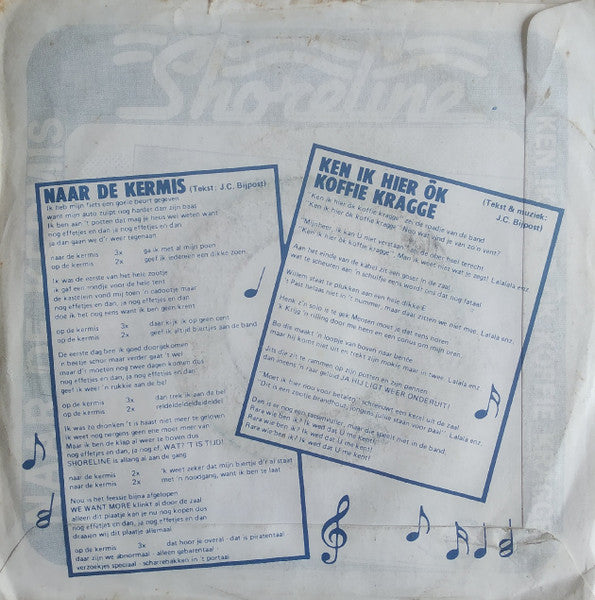 Shoreline - Naar De Kermis Vinyl Singles Vinyl Very Good (VG) <br> Hoes Good Plus (G+)