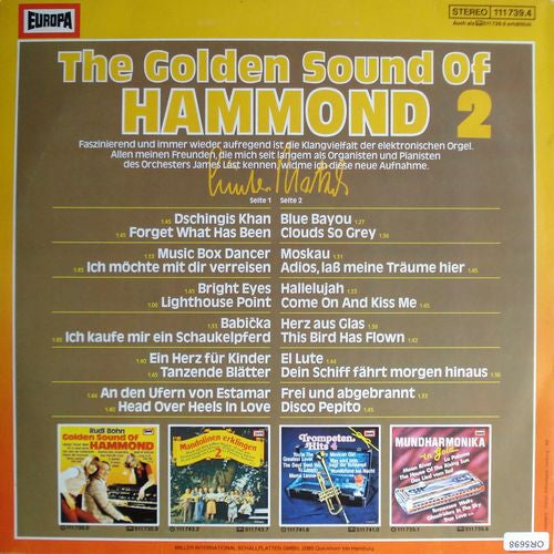 Günter Platzek - The Golden Sound Of Hammond * (LP) Vinyl LP Media VG+ / Sleeve G+