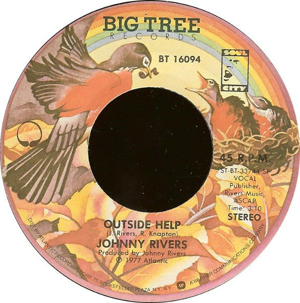 Johnny Rivers - Swayin' To The Music (Slow Dancin') Vinyl Singles Vinyl Goed / Hoes Generic