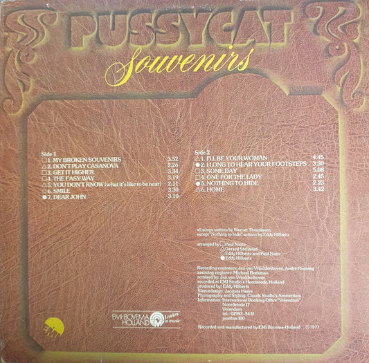 Pussycat - Souvenirs (LP) Vinyl LP Media VG+ / Sleeve G+