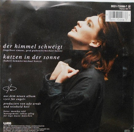 Juliane Werding - Der Himmel Schweigt Vinyl Singles Vinyl Goed / Hoes Sticker