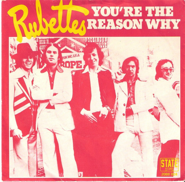 Rubettes - You're The Reason Why Vinyl Singles Vinyl Very Good (VG) <br> Hoes Good Plus (G+)