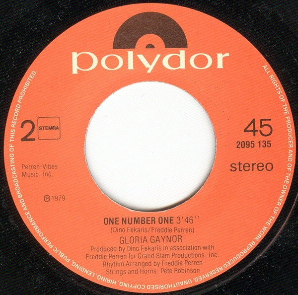 Gloria Gaynor - Let Me Know (I Have A Right) Vinyl Singles Vinyl Very Good (VG) <br> Hoes Good Plus (G+)