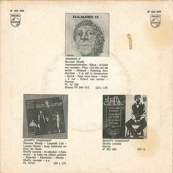 Ramses Shaffy - Sammy Vinyl Singles Vinyl Very Good (VG) <br> Hoes Good Plus (G+)