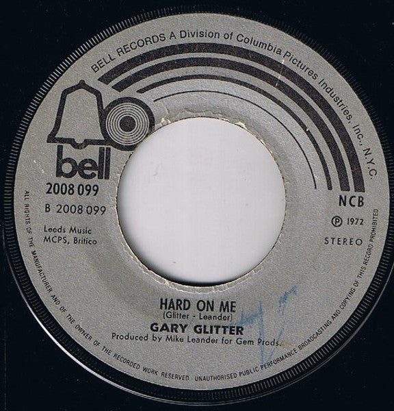 Gary Glitter - I Didn't Know I Loved You Vinyl Singles Vinyl Very Good (VG) <br> Hoes Generic