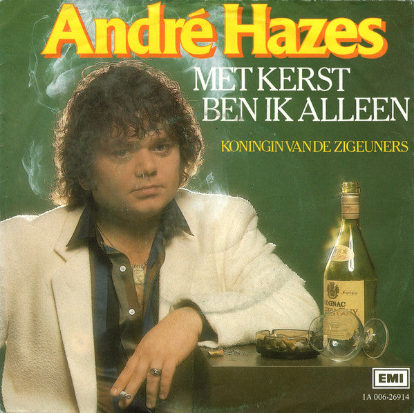 André Hazes - Met Kerst Ben Ik Alleen Vinyl Singles Vinyl Very Good (VG) <br> Hoes Good Plus (G+)