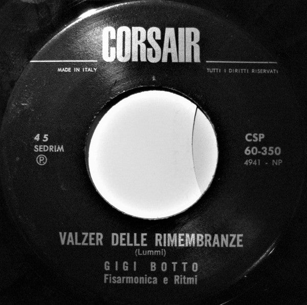 Gigi Botto - Vecchia Roma Vinyl Singles Vinyl Very Good (VG) <br> Hoes Good Plus (G+)