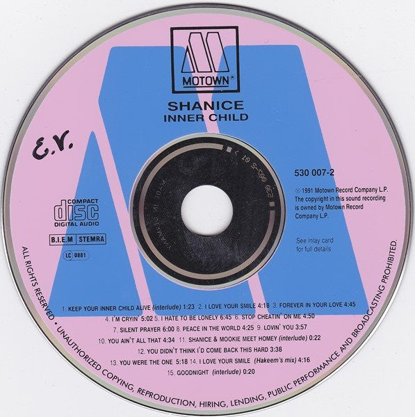 Shanice - Inner Child (CD) Compact Disc Goede Staat