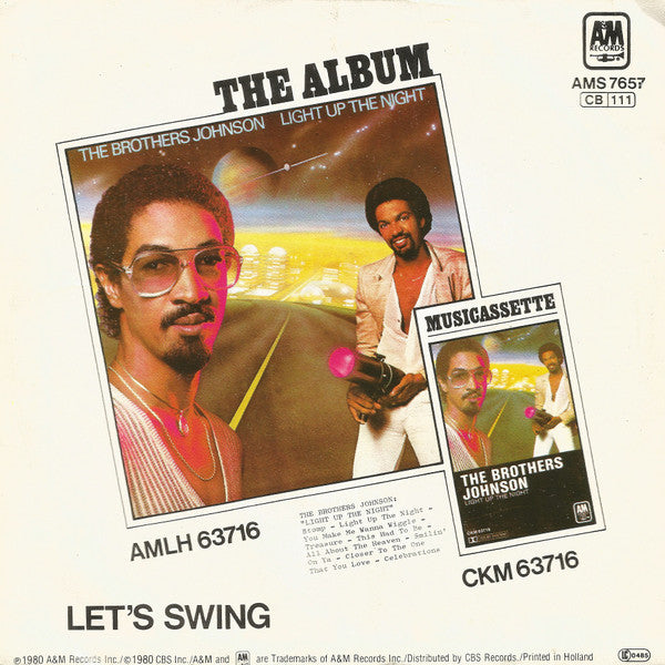 Brothers Johnson - Stomp Vinyl Singles Vinyl Very Good (VG) <br> Hoes Good Plus (G+)