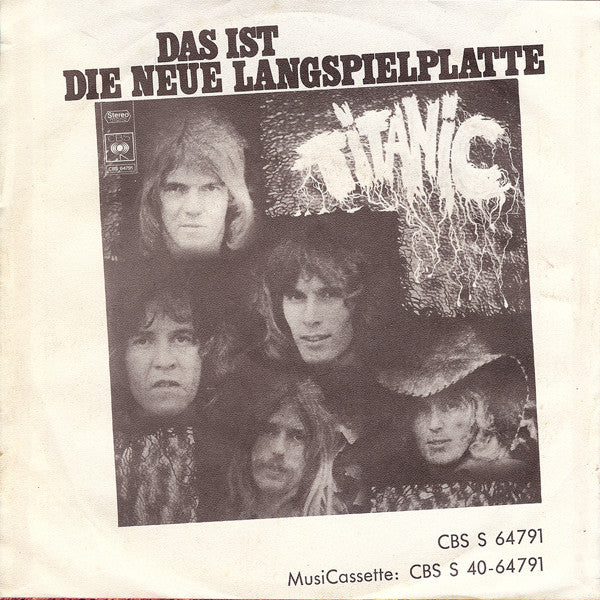 Titanic - Rain Vinyl Singles Vinyl Very Good (VG) <br> Hoes Good Plus (G+)