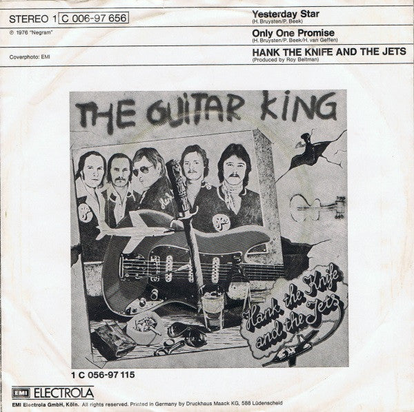 Hank The Knife And The Jets - Yesterday Star (B-Keus) Vinyl Singles Vinyl Very Good (VG) <br> Hoes Good Plus (G+)