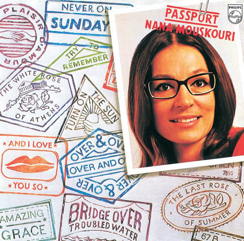 Nana Mouskouri - Passport (LP) Vinyl LP Vinyl Very Good (VG) <br> Hoes Good Plus (G+)