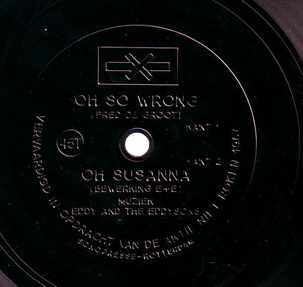 Eddy And The Eddysons - Hip Tune '** (Flexi-disc) Flexi-disk Vinyl Very Good (VG) <br> Hoes Good Plus (G+)
