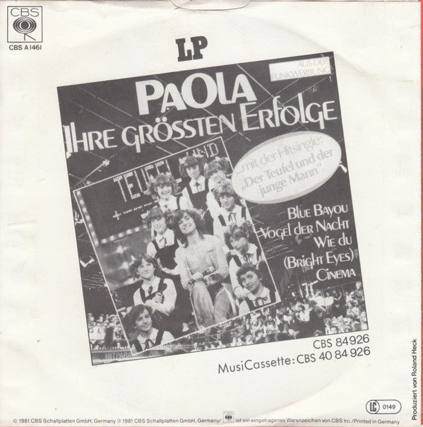 Paola - Liebe Ist Nicht Nur Ein Wort Vinyl Singles Vinyl Very Good (VG) <br> Hoes Good Plus (G+)
