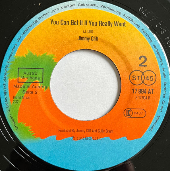 Jimmy Cliff - Vietnam Vinyl Singles Vinyl Very Good (VG) <br> Hoes Generic