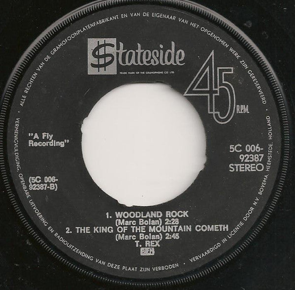 T. Rex - Hot Love Vinyl Singles Vinyl Very Good (VG) <br> Hoes Generic