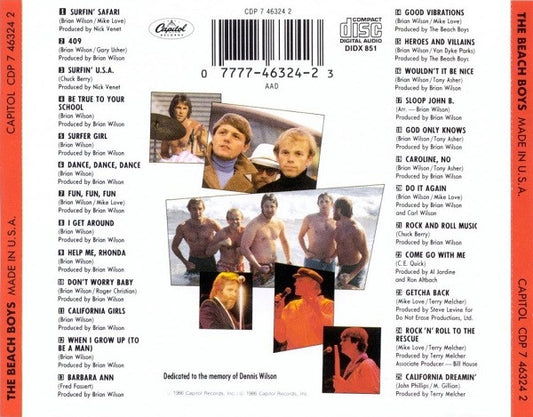 Beach Boys - Made In U.S.A. (CD)