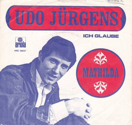 Udo Jürgens - Mathilda 35767 Vinyl Singles VINYLSINGLES.NL
