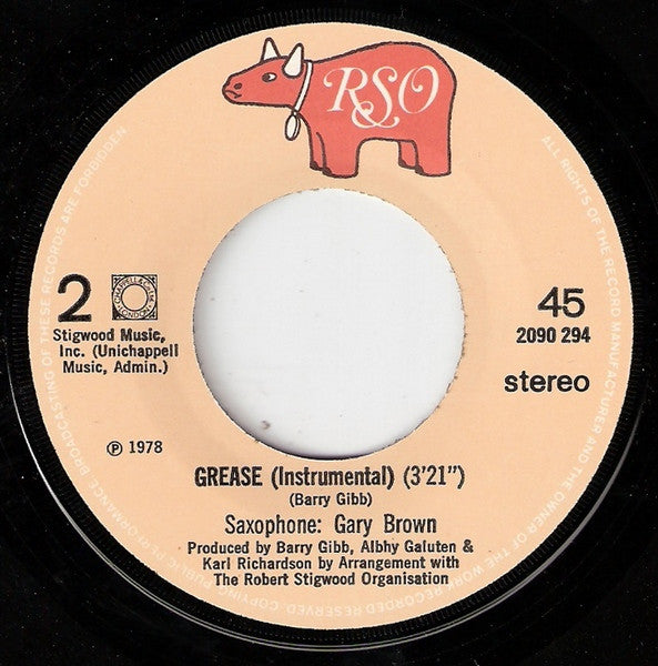 Frankie Valli / Gary Brown - Grease 42608 Vinyl Singles Vinyl Very Good (VG) <br> Hoes Generic