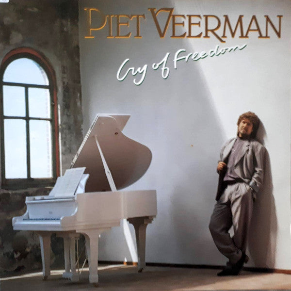 Piet Veerman - Cry Of Freedom (LP) Vinyl LP Vinyl Very Good (VG) <br> Hoes Good Plus (G+)