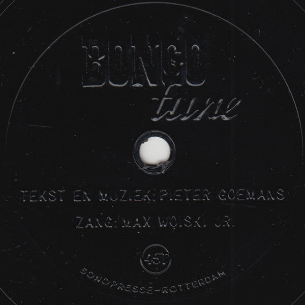 Max Woiski Jr. - Bongo Tune (Flexi-disc) Flexi-disk Vinyl (VG) <br> Hoes (G+)