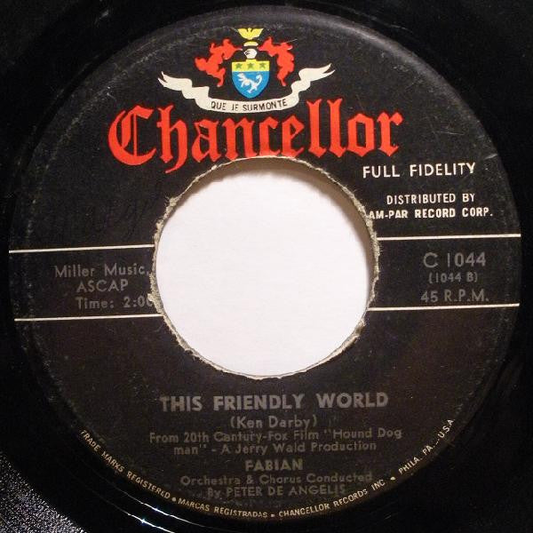 Fabian - Hound Dog Man Vinyl Singles Vinyl Very Good (VG) <br> Hoes Generic