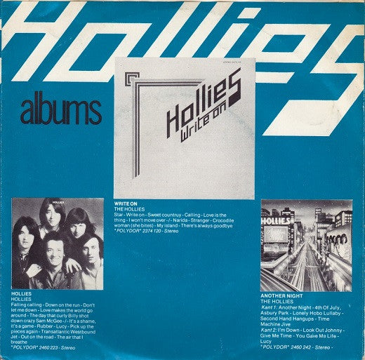 Hollies - Boulder To Birmingham Vinyl Singles Vinyl Very Good (VG) <br> Hoes Good Plus (G+)