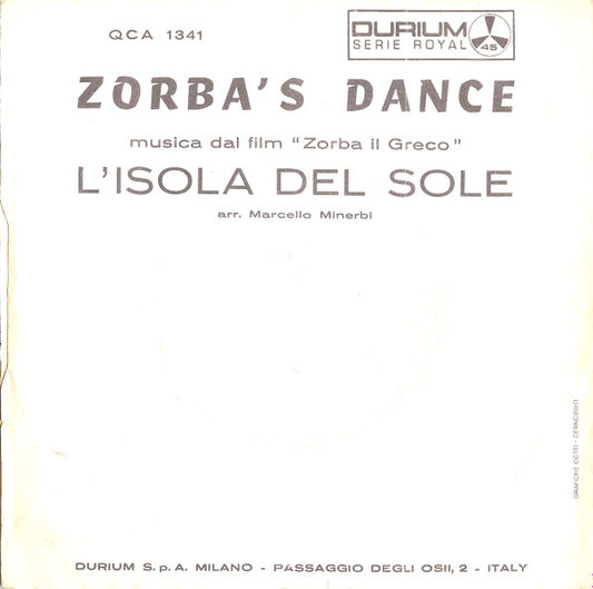 Marcello Minerbi - Zorba's Dance