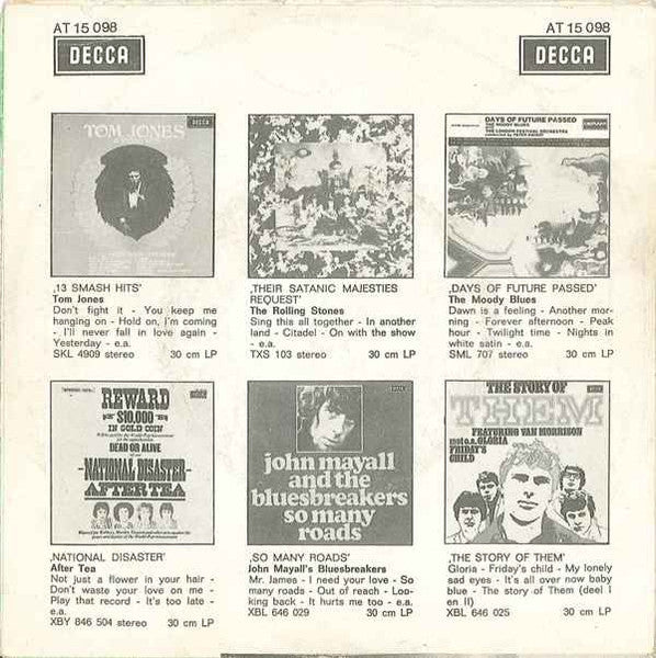 Tom Jones - Delilah Vinyl Singles Vinyl Very Good (VG) <br> Hoes Good Plus (G+)