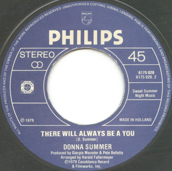 Donna Summer - Dim All The Lights Vinyl Singles Vinyl Very Good (VG) <br> Hoes Good Plus (G+)