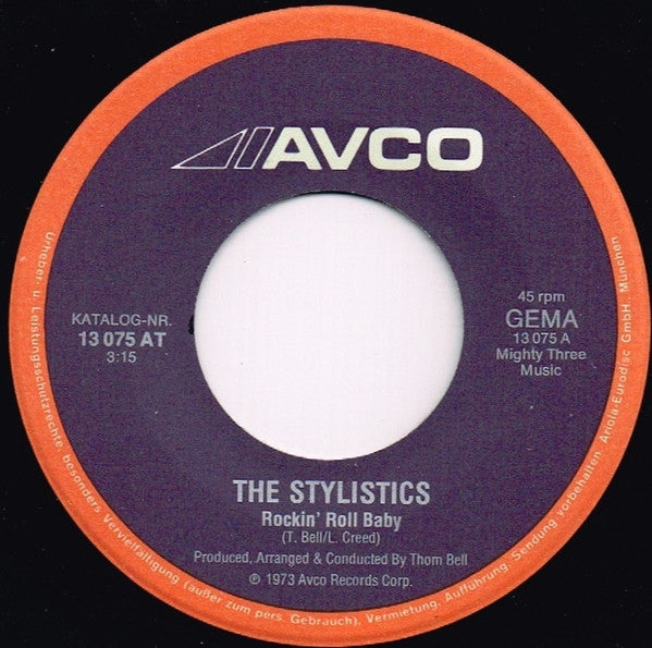Stylistics - Rockin' Roll Baby Vinyl Singles