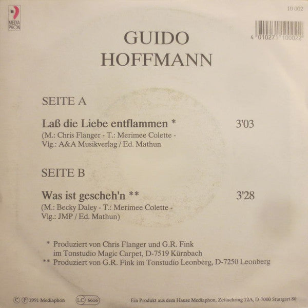 Guido Hoffmann - Laß Die Liebe Entflammen