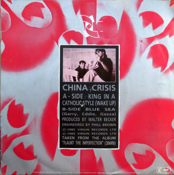 China Crisis - King In A Catholic Style (Wake Up) Vinyl Singles Vinyl Very Good (VG) <br> Hoes Good Plus (G+)