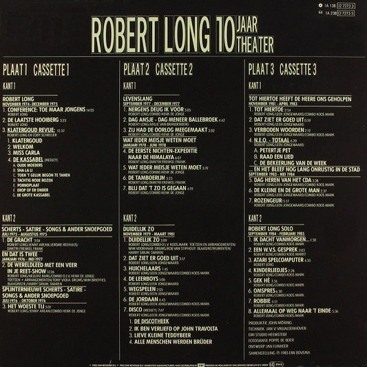 Robert Long - 10 Jaar Theater (LP)