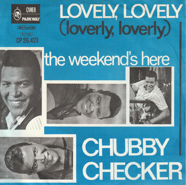 Chubby Checker - Lovely, Lovely (Loverly, Loverly) Vinyl Singles Vinyl Very Good (VG) <br> Hoes Good Plus (G+)
