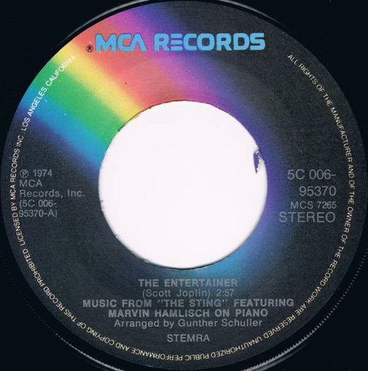 Marvin Hamlisch - Music From The Sting - The Entertainer
