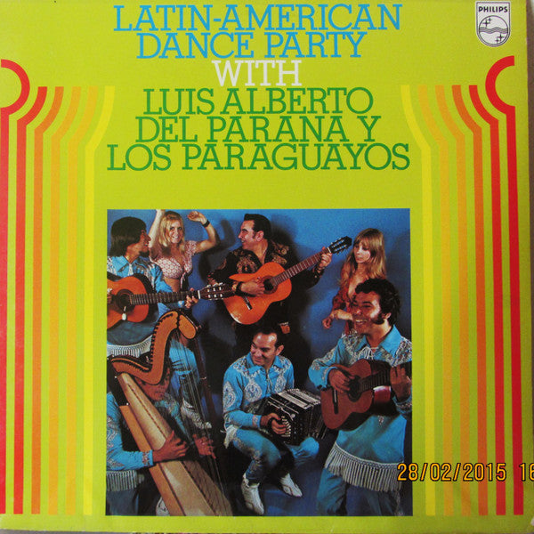 Luis Alberto del Parana y Los Paraguayos - Latin American Dance Party (LP) Vinyl LP Vinyl Very Good (VG) <br> Hoes Good Plus (G+)