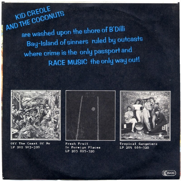 Kid Creole And The Coconuts - Stool Pigeon Vinyl Singles Vinyl Very Good (VG) <br> Hoes Good Plus (G+)