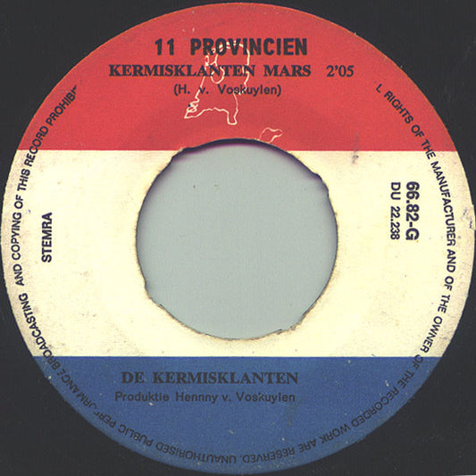 Kermisklanten - Arsène Lupin Vinyl Singles Vinyl Zeer Goed / Hoesje Generic "VINYLSINGLES.NL"